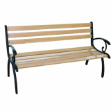 Simple cast iron garden bench G210